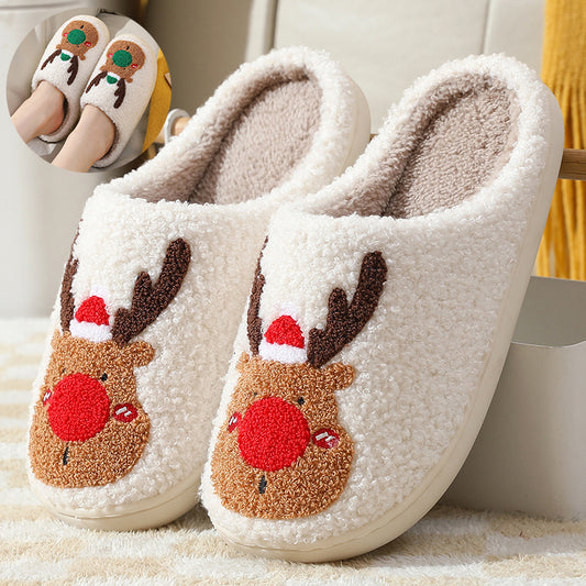 Christmas Reindeer Slippers